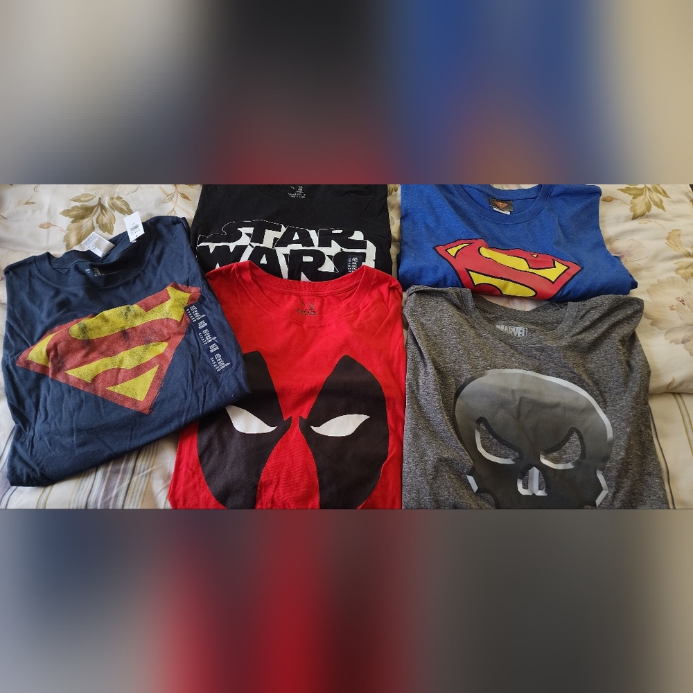 Marvel/DC Starwars T Shirts(New)